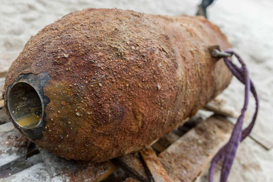 Solche 250-Kilo-Bomben werden immer wieder auch in Sachsen gefunden.
