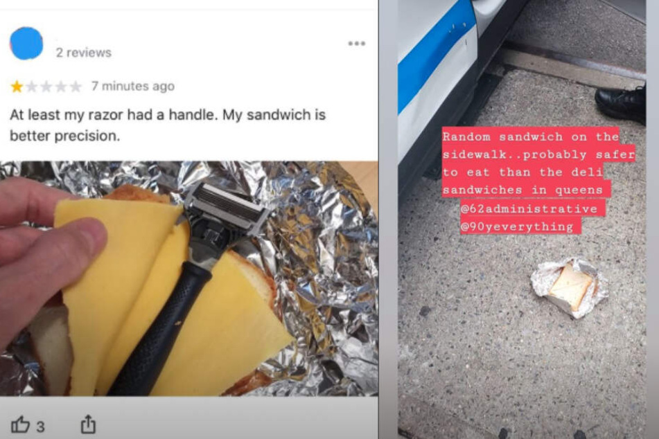 User machten sich nach dem Vorfall auf Google in den Bewertungen der Seite lustig darüber, das Unternehmen soll die Kommentare und Bilder gelöscht haben.
