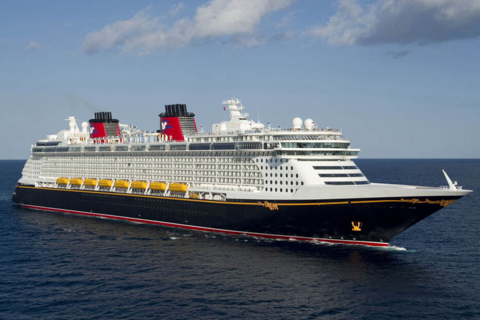 Die "Disney Dream" auf hoher See.