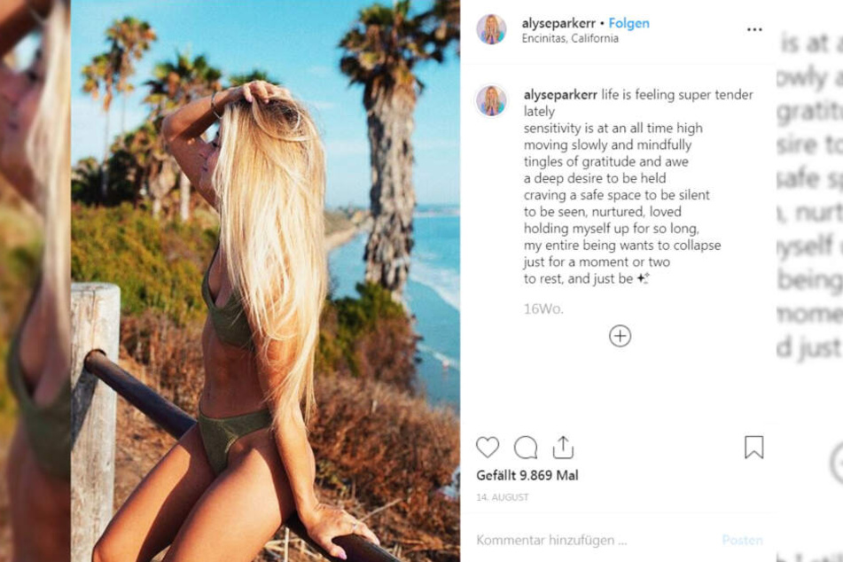 Die Ex-Veganerin zeigt gern, was sie hat.