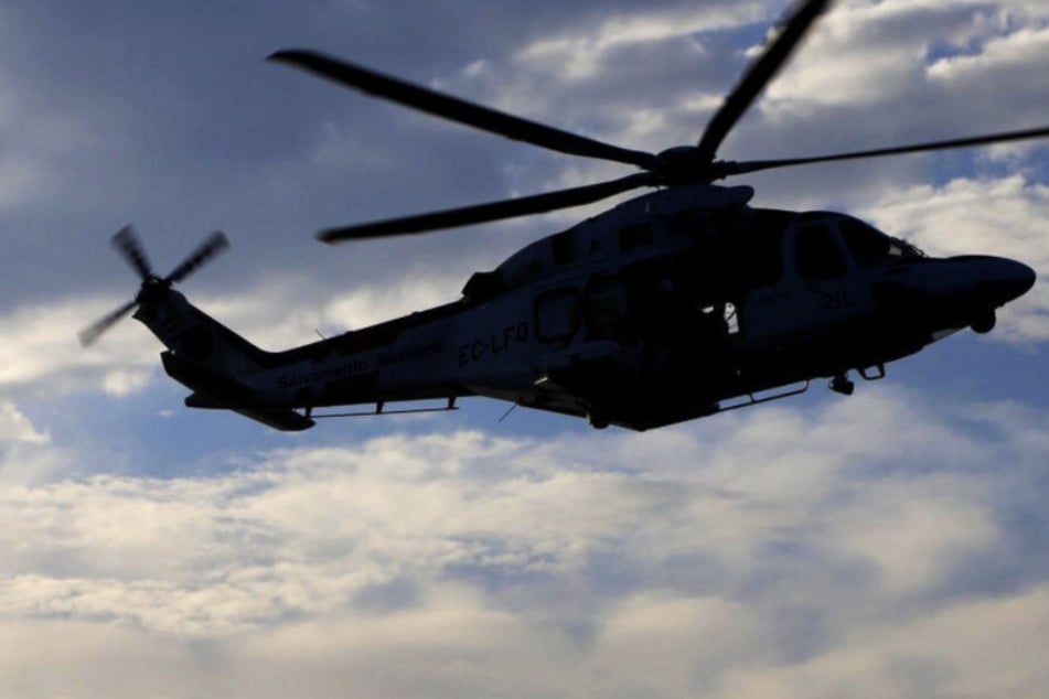Auch Hubschrauber waren im Einsatz, um nach dem Vermissten zu suchen.