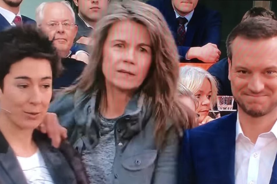 Die unbekannte Frau stürmte live die Bühne des ZDF Morgenmagazins.
