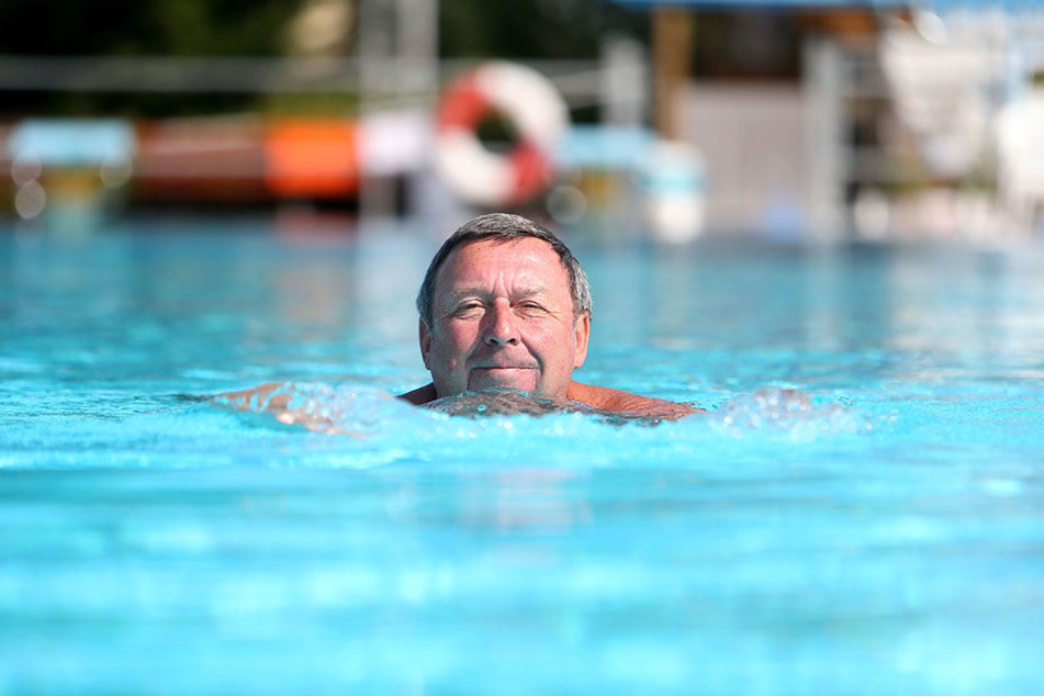 Rentner Lutz Hille (67) ist extra aus Marienberg gekommen.