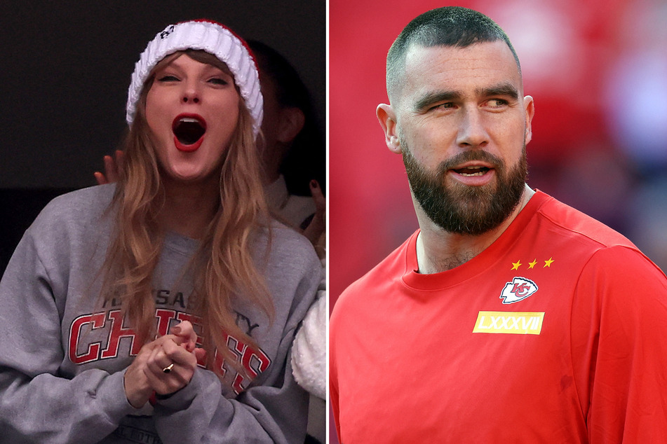 Travis Kelce opened up about Taylor Swift's recent attendance at Sunday's Chiefs-Patriots in a new episode of his podcast.