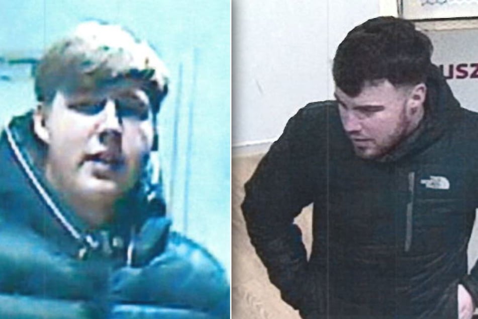 Die Polizei sucht nach diesen zwei jungen Männern.