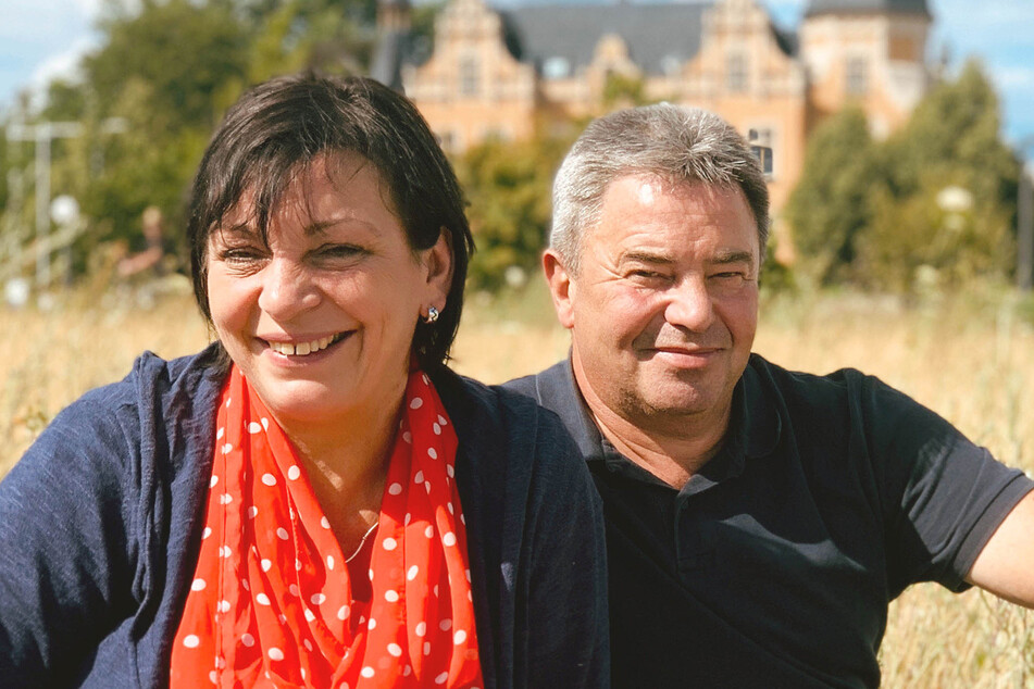 Sybille Hoffmann mit ihrer Liebe Peter kam zurück in den "Osten".