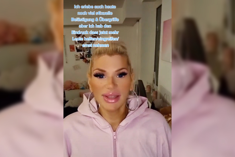TikTok influencer Miss Colleen Jordan addressed the public with a very emotional appeal: "I am a woman!  I am not a sex object!  I have feelings and rights!"