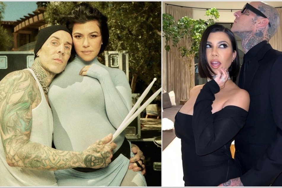 Travis Barker seemingly confirmed that he and Kourtney Kardashian already have a name in mind for their son.