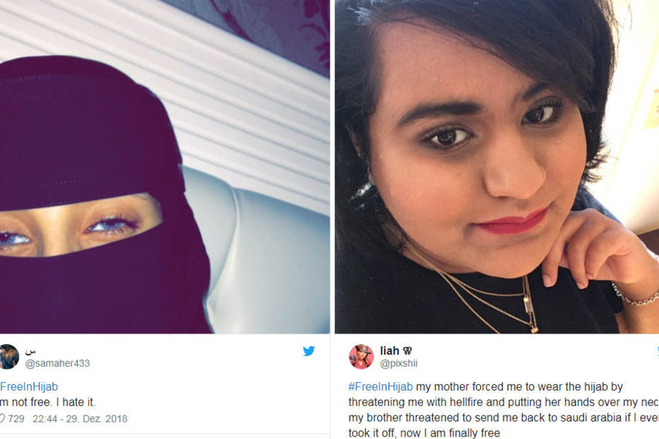 Etliche Muslimas beteiligen sich an der Aktion und teilen Selfies mit Verschleierung.