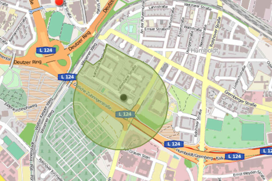 Die Karte zum Evakuierungs-Radius ist nun online.