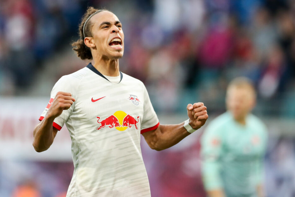 Unter anderem führte er ein Gespräch mit Yussuf Poulsen, dem mittlerweile dienstältesten RB-Profi.