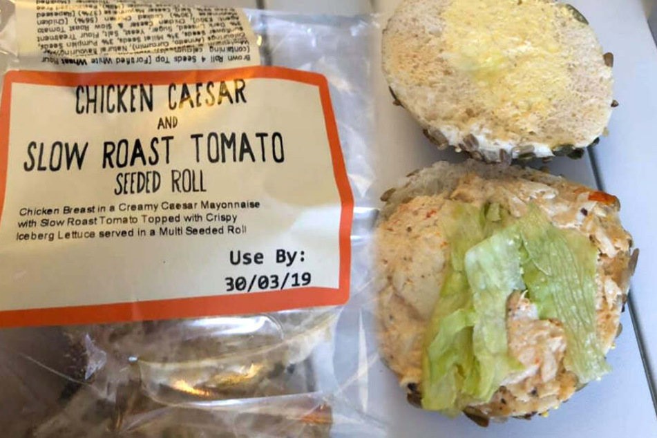"Chicken Ceaser Roll" so der Name dieser etwas lieblos zubereiteten Speise.