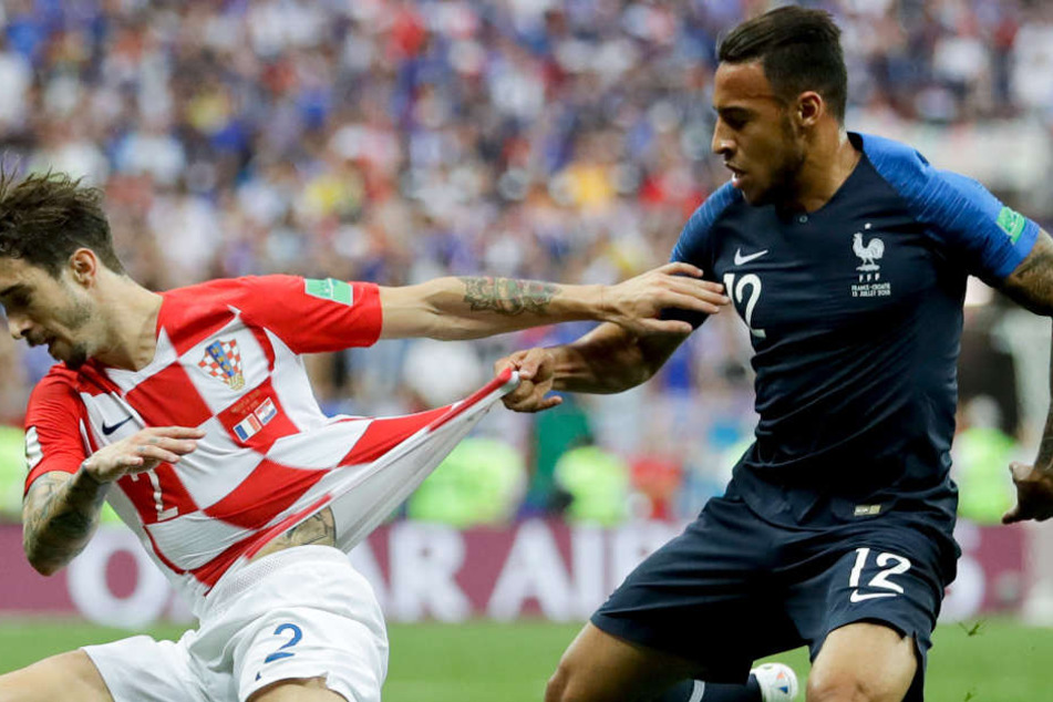 Corentin Tolisso (r.) wurde mit Frankreich in Russland Fußball-Weltmeister.