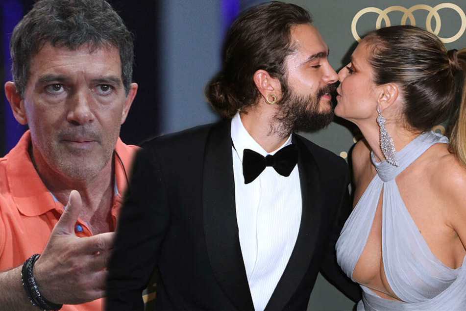 Heidi und Tom können Augen und Finger nicht einander lassen - Das nervt Antonio Banderas.