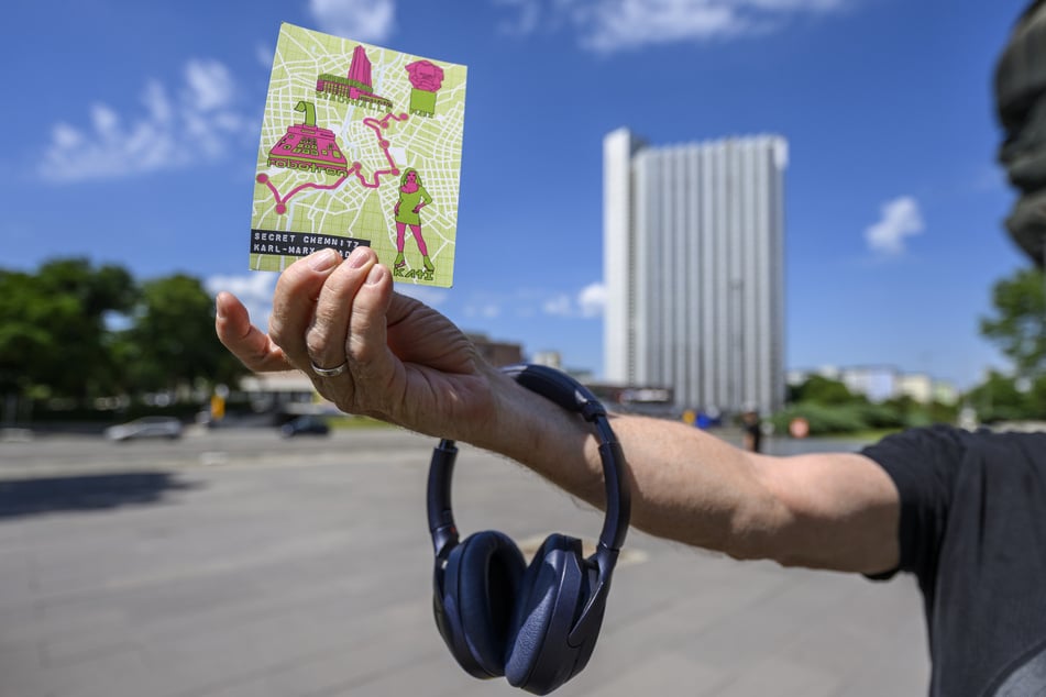 Der Audio-Guide führt vom Nischel bis zum Kulturpalast in Rabenstein.