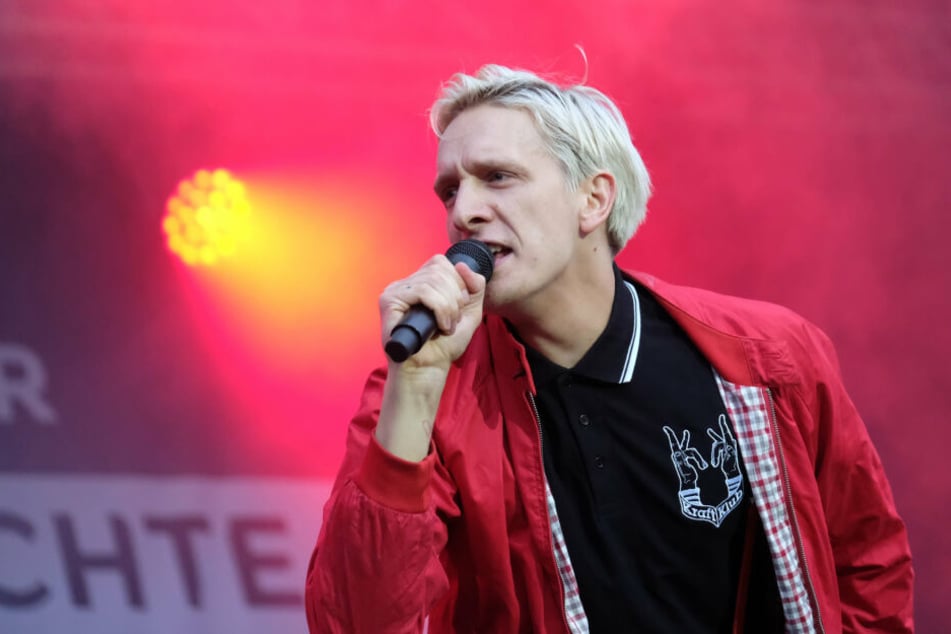 Felix Kummer im September 2018 beim #wirsindmehr-Konzert in Chemnitz.