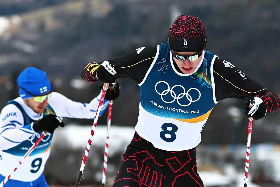 Vinzenz Geiger (r.) musste am Ende abreißen lassen.