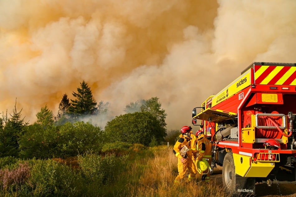 Seit dem 14. August kämpfen die Einsatzkräfte gegen den Brand im Naturschutzgebiet in Belgien.
