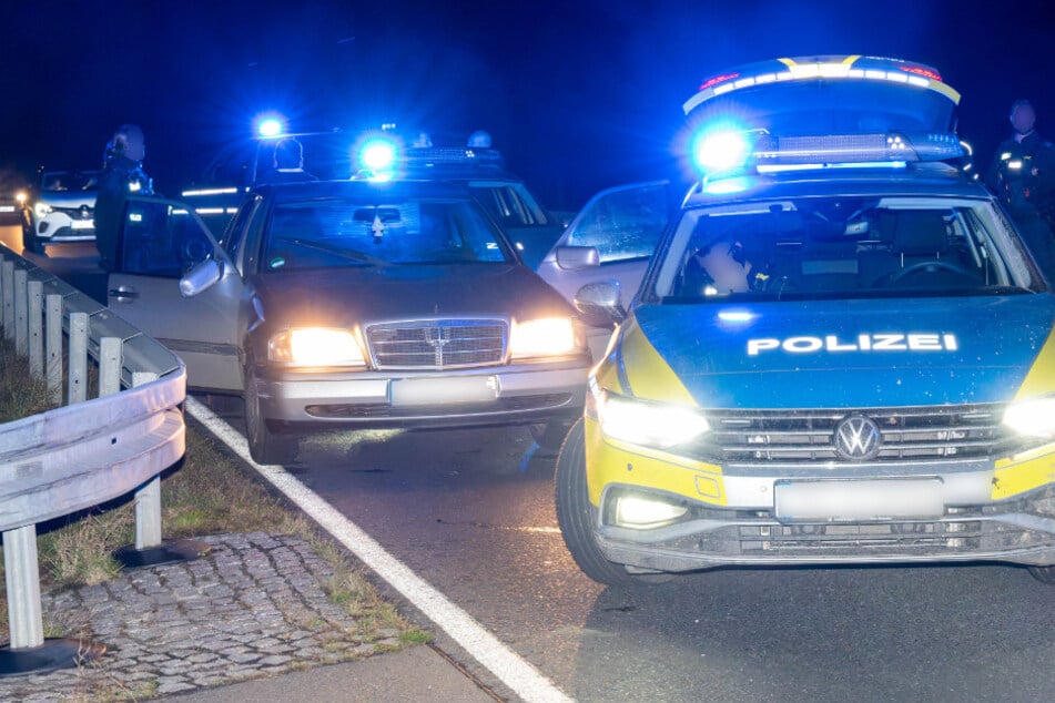 Zwischen Hartha und Minkwitz konnte die Polizei den Flüchtigen (42) stoppen.