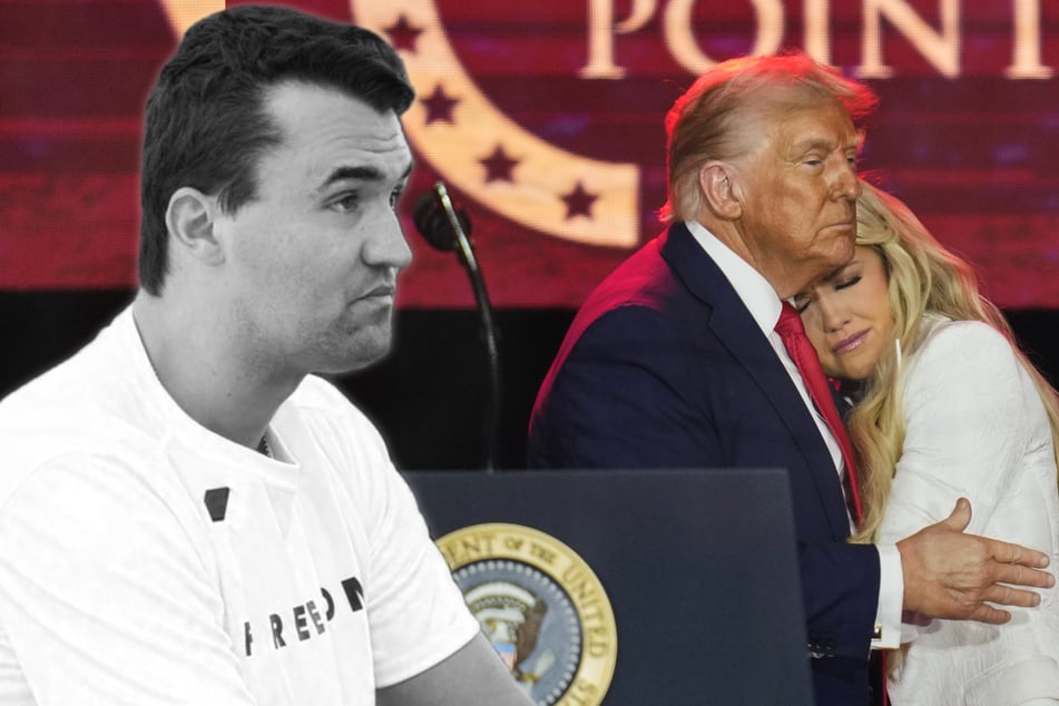 Kirk-Witwe findet Trost an der Brust von Trump