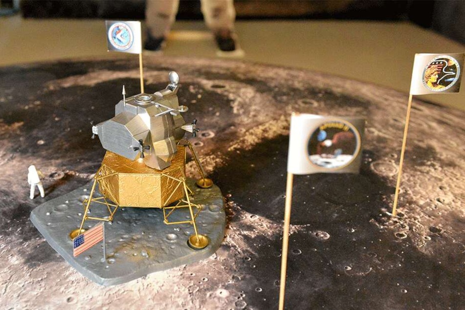 Der Adler ist gelandet: Anhand von Modellen wie hier der Apollo-11-Landefähre wird das Apollo-Programm für Besucher sehr anschaulich.