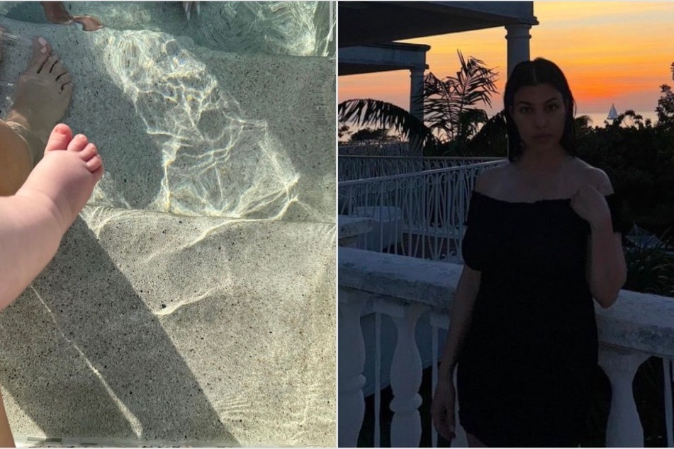 Kourtney Kardashian drops glimpse of baby Rocky in Turks and Caicos