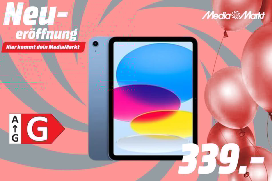 Apple iPad für 339 Euro.