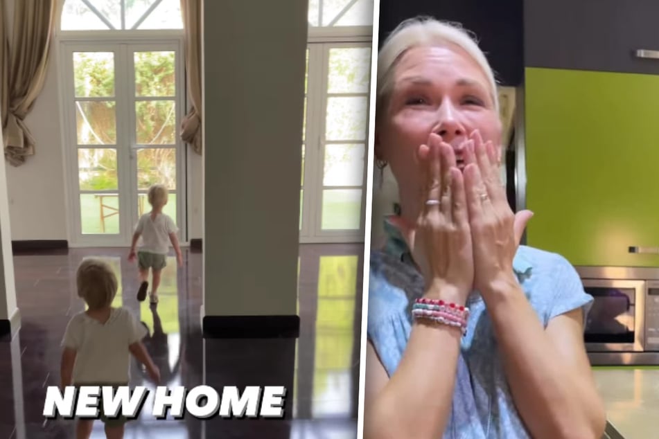 Tanja Szewczenko präsentiert ihr neues Dubai-Haus, plötzlich fließen Tränen