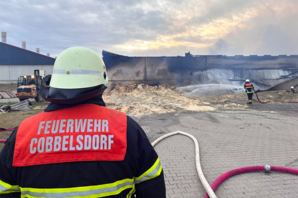 Die Einsatzkräfte waren bis in die Morgenstunden damit beschäftigt, das Feuer zu löschen - ein Kraftakt.