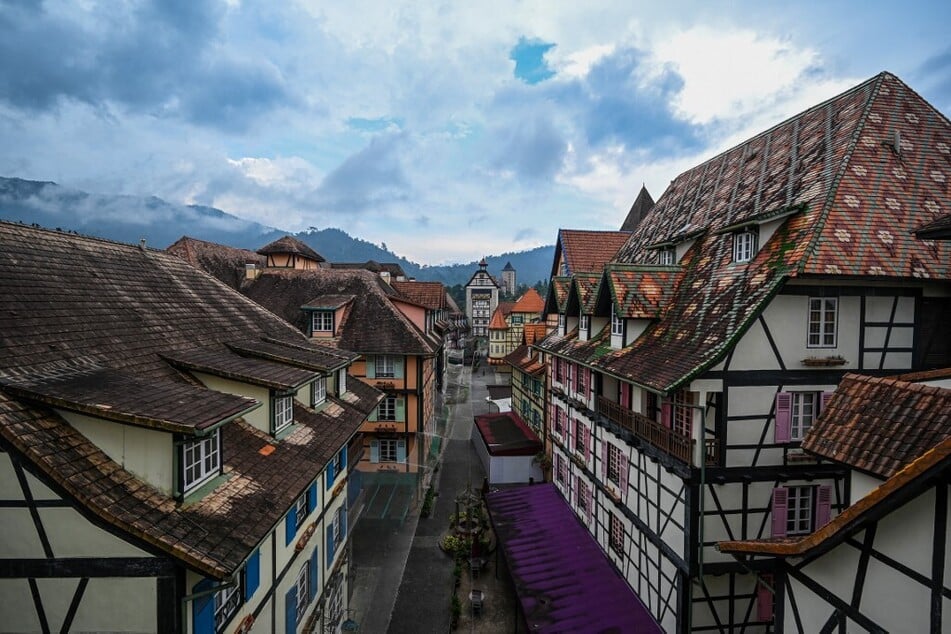 Colmar Tropicale is filled with half-timbered houses modeled after the French originals.