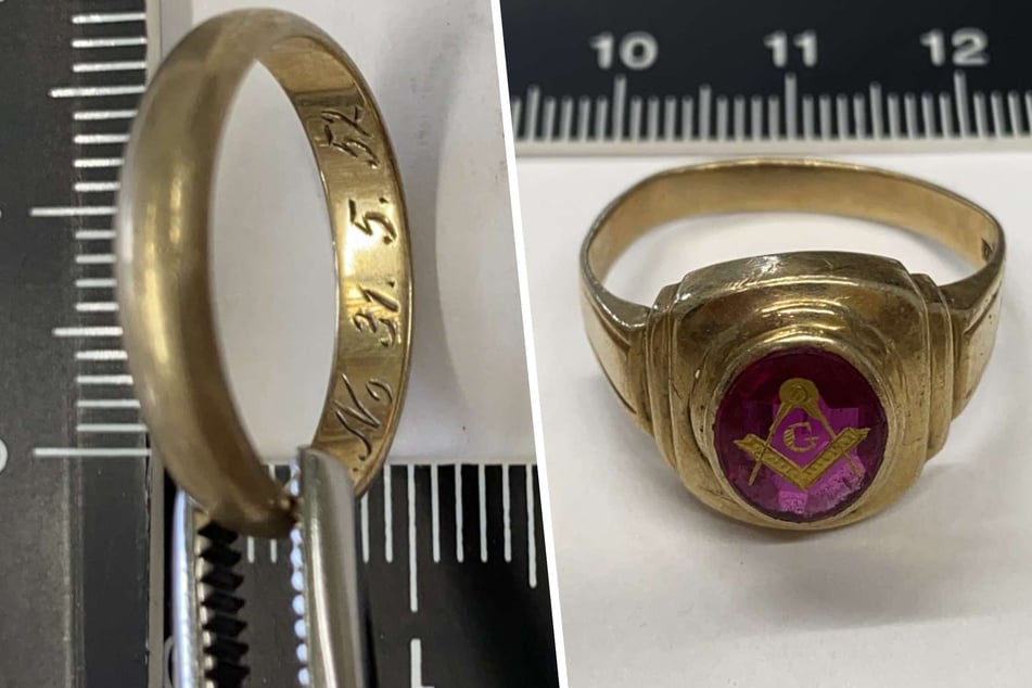 Nur zwei von vielen Ringen: Im unterfränkischen Johannesberg wurde massenweise Goldschmuck gefunden.