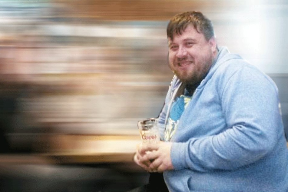 Matthew Symons (35) vor seiner Diät.