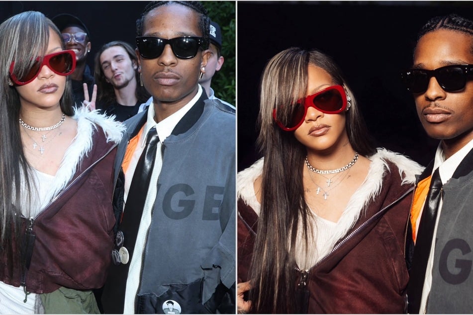 Rihanna and A$AP Rocky match each other's fly during stylish date night