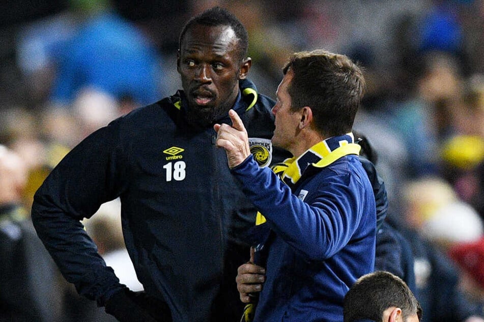 Hätte er den Central Coast Mariners doch weiterhelfen können? Sprintstar Usain Bolt (l.).