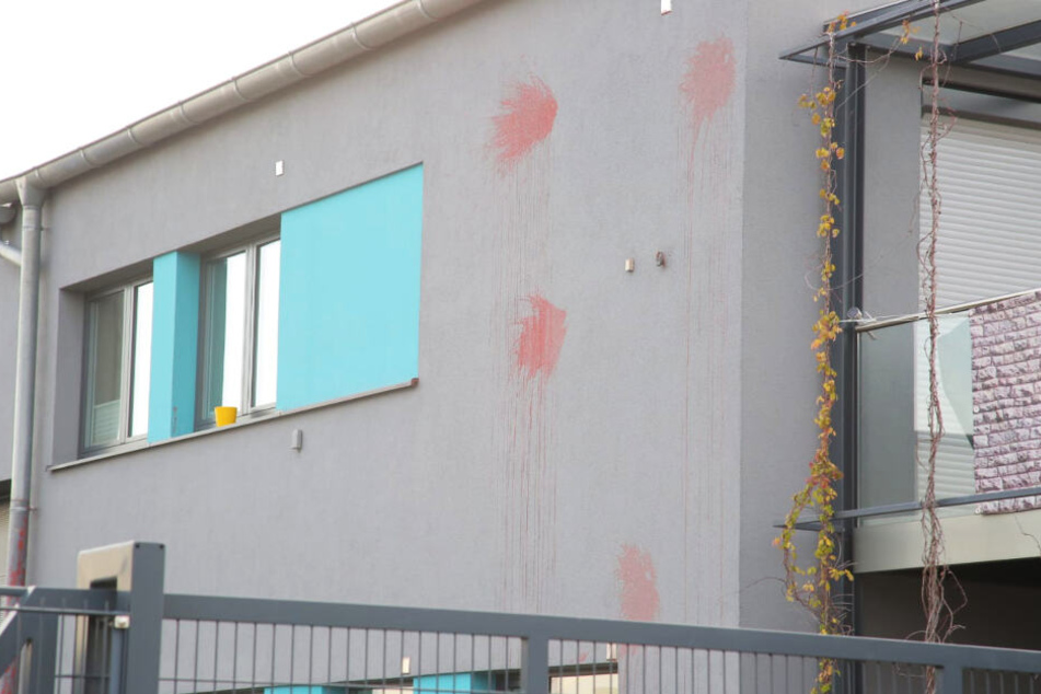 Das Haus auf der Kurt-Beyer-Straße wurde bereits Ende November Opfer einer Farbattacke.