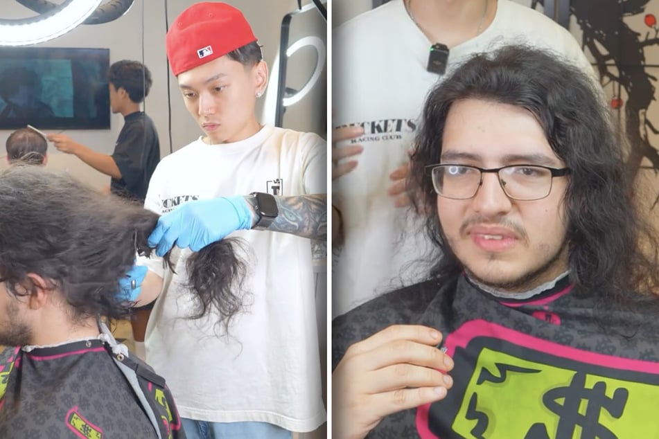 "Bedeutende Transformation": Friseur sorgt mit Umstyling von Mann für Staunen
