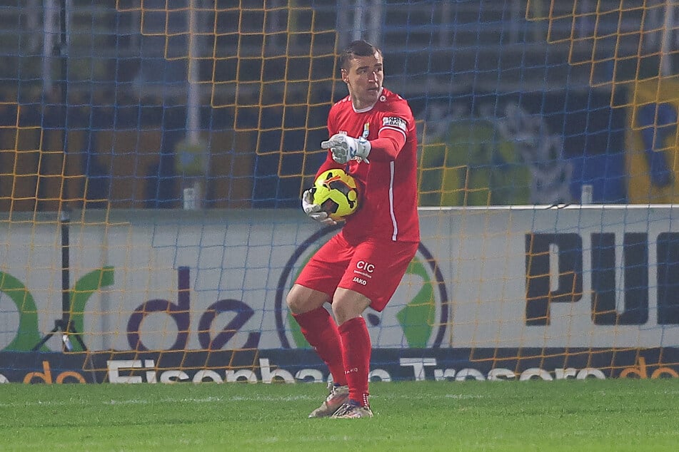 Daniel Adamczyk (22) wird am Sonntag im Heimspiel gegen den Vorletzten FC Eilenburg zwischen den Pfosten stehen.