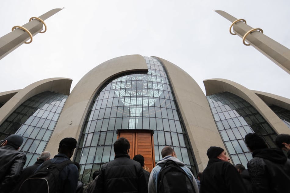 Die Kölner Ditib-Zentralmoschee.