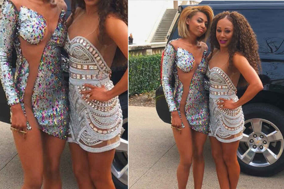 Gute Gene, ähnlicher Style-Geschmack: Phoenix Chi Gulzar und Mel B.