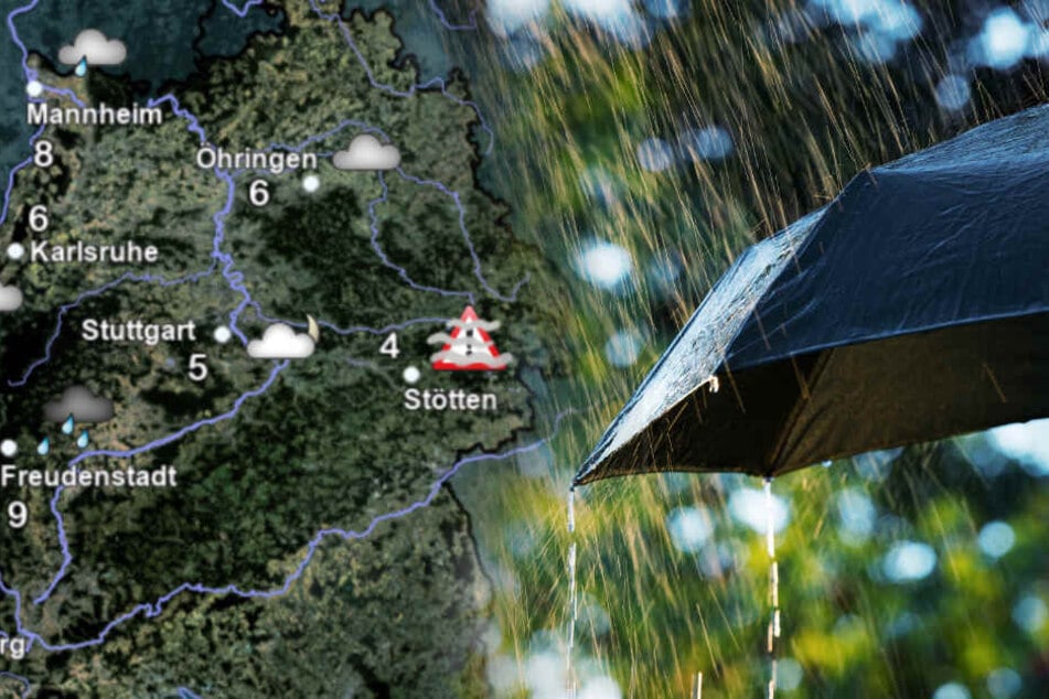 So wird das Wetter im Ländle. (Fotomontage)