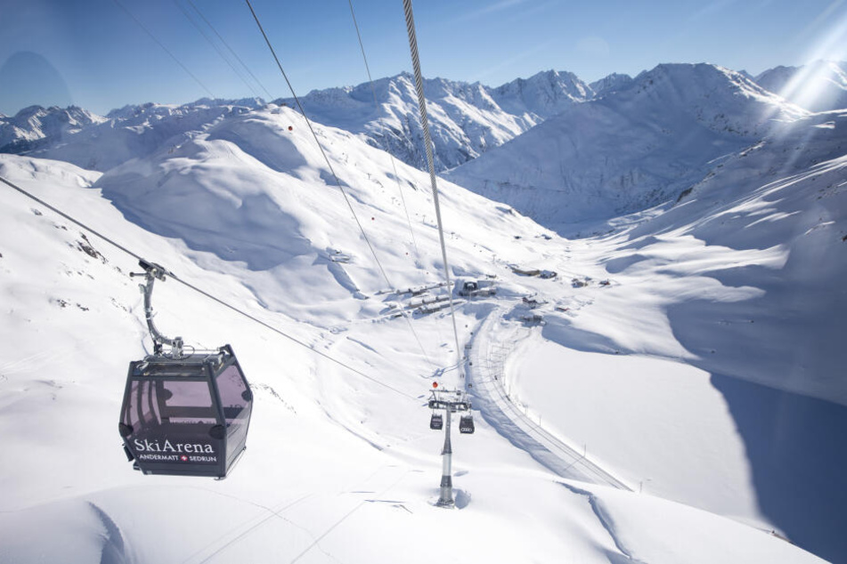 Ein Skigebiet in Andermatt. (Symbolbild)
