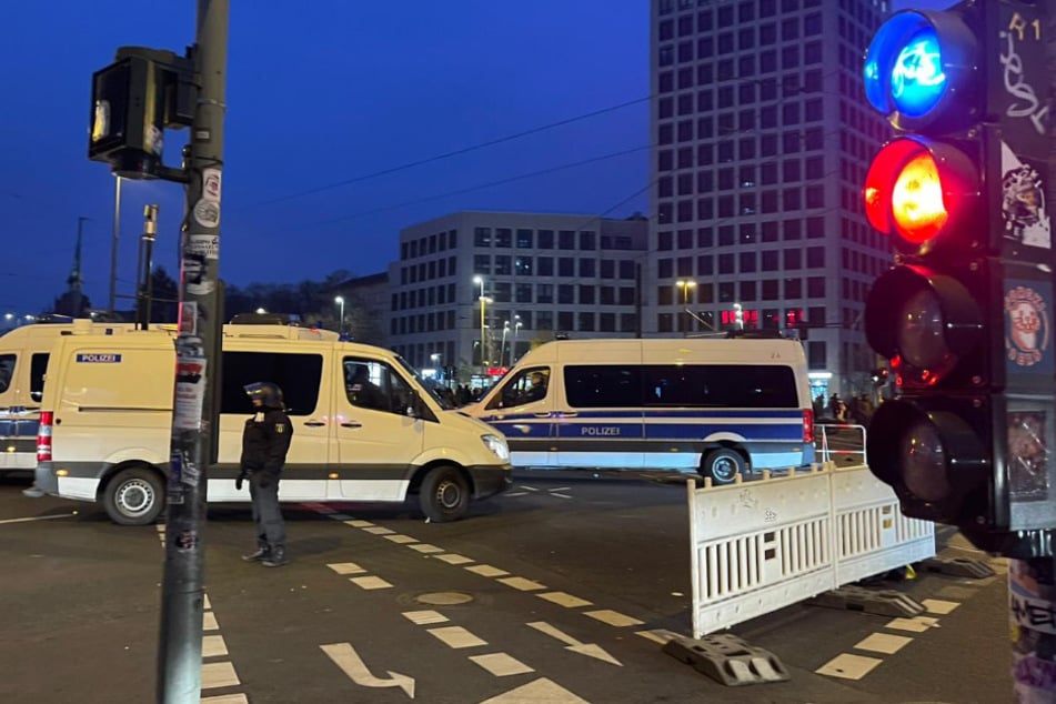 Die Polizei begleitete die Demonstration am gestrigen Samstag in Berlin und machte einen Fehler.