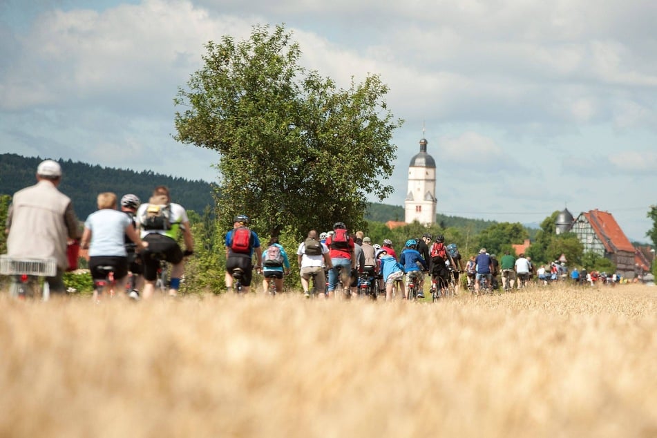 Die Thüringer Burgenfahrt vor etwas mehr als zehn Jahren - im Juli 2014. (Archivbild)