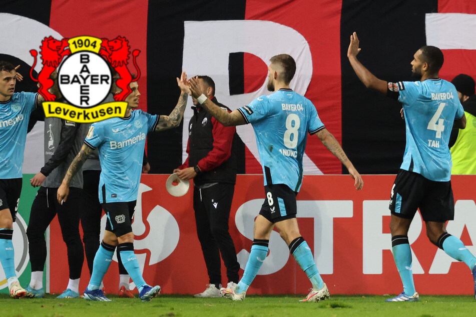 Drei späte Tore retten Serie: Bayer 04 Leverkusen entgeht DFB-Pokal-Blamage