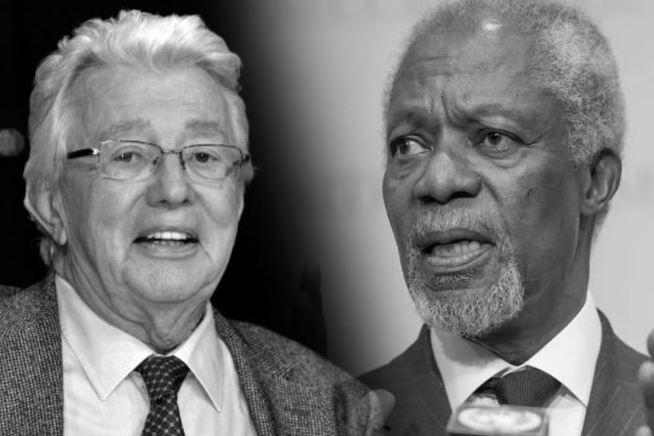 Dieter Thomas Heck und Kofi Annan.