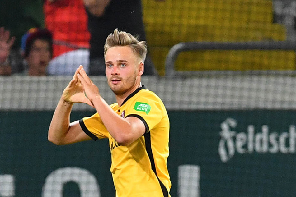 Lucas Röser traf für Dynamo in beiden Spielen gegen Duisburg. Beide Partien gewannen die Dresdner.