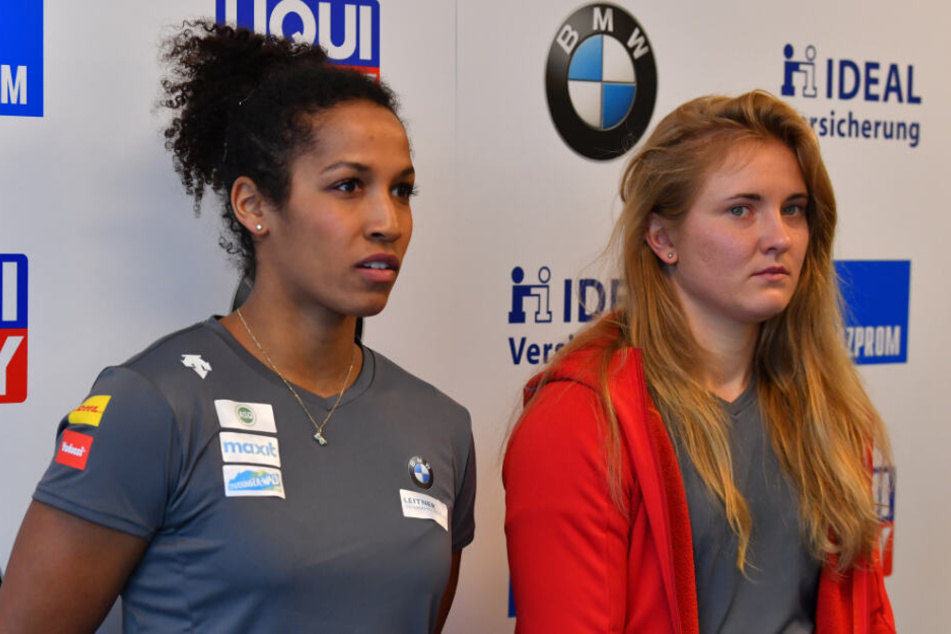 Stephanie Schneider (r.) wurde nur 5.