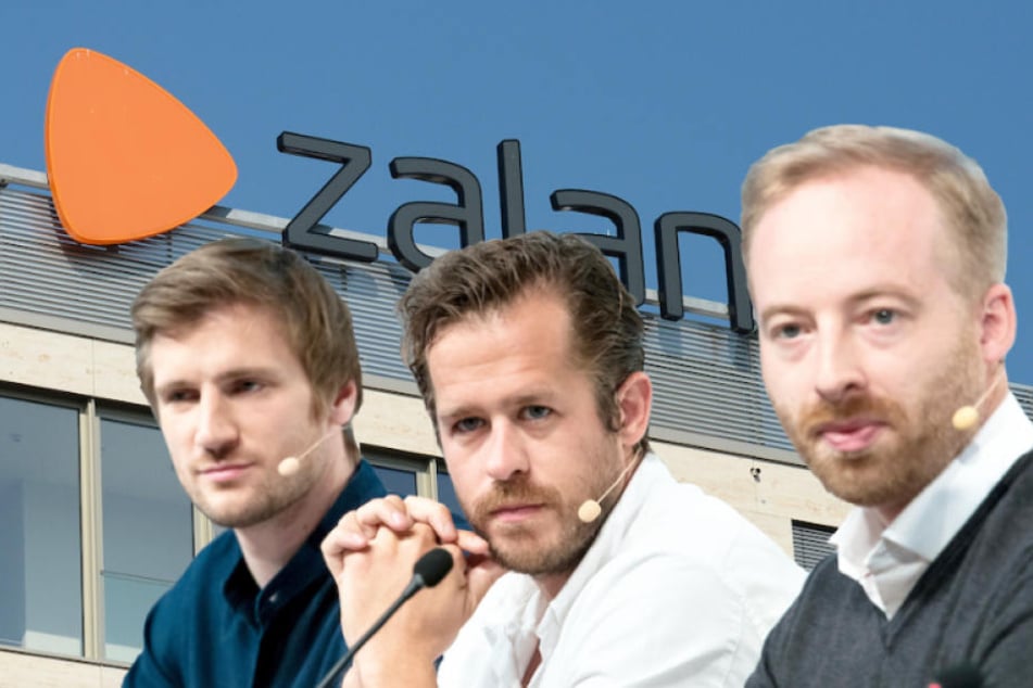 Die drei Zalando-Chefs David Schneider, Robert Gentz und Rubin Ritter (v. li.).