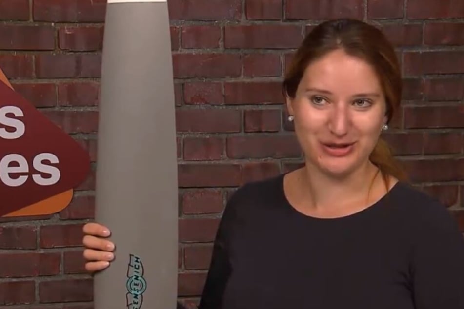 Diana mit dem Propeller.