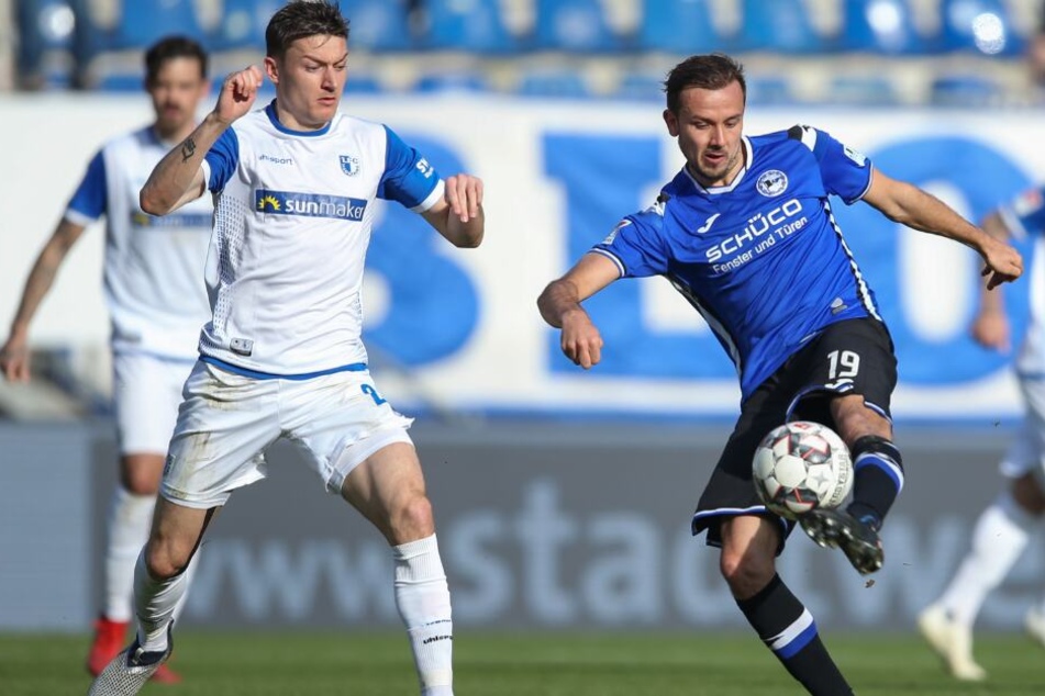 Arminia Bielefeld hatte nach dem Platzverweis keine Chance mehr gegen die Magdeburger.